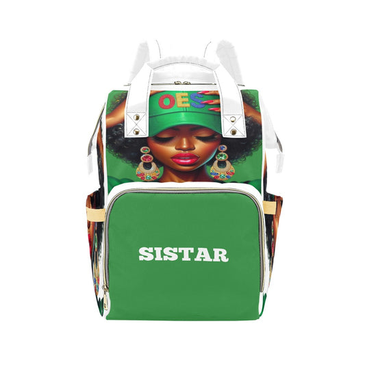 Green OES backpack