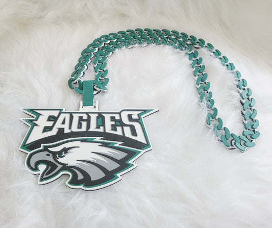 Eagles cuban link hype chain